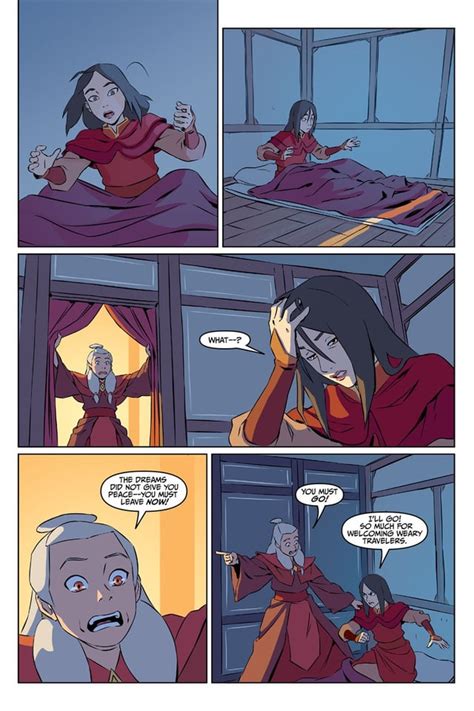 "Azula in the Spirit Temple" Preview Pages, [Comic Set Post-Show, After ...