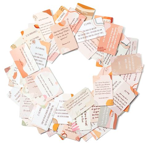 Buy Mr. Pen- Prayer Cards, 70 Unique Bible Verse Boho Theme, Mini ...