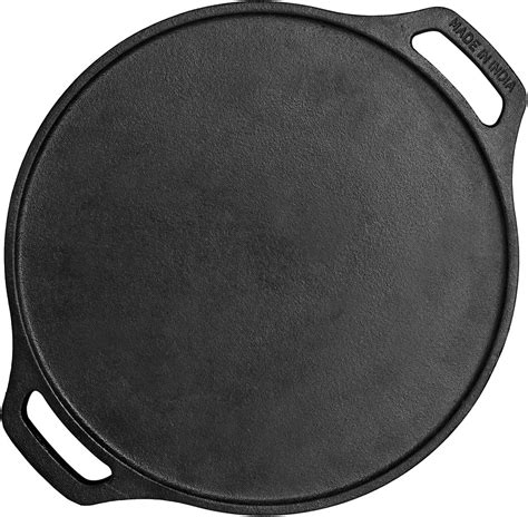 Buy MACclite IRONIUM Cast Iron Pre-Seasoned Dosa Tawa 30CM Dia with 2 ...