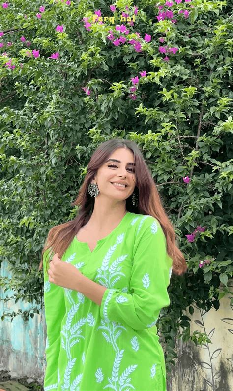 Miesha in Chikankari Short Modal Kurta Set - Green - House Of Kari ...