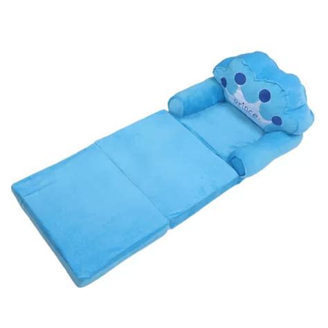 TUMALL Kids Couch Cartoon Lounger Sofa Foldable Sofa Bed Comfortable Cute Princess N HD-Two ...