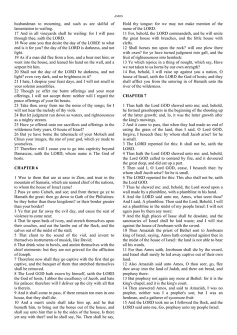 English - The Book of Prophet Amos - King James Bible.pdf