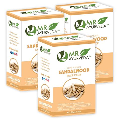 Buy MR Ayurveda Sandalwood Powder for Face Pack | Sandalwood Powder ...