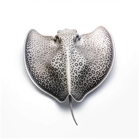 Premium Photo | Stingray on white background