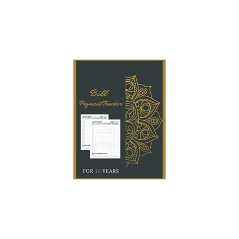 Bill Payment Tracker 10 Years: Simple Monthly Bill India | Ubuy