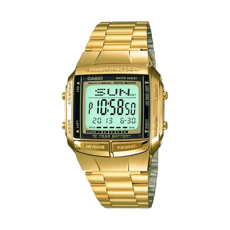 Casio Vintage Gold Digital LED Backlight, DB-360G-9ASDF-DB37
