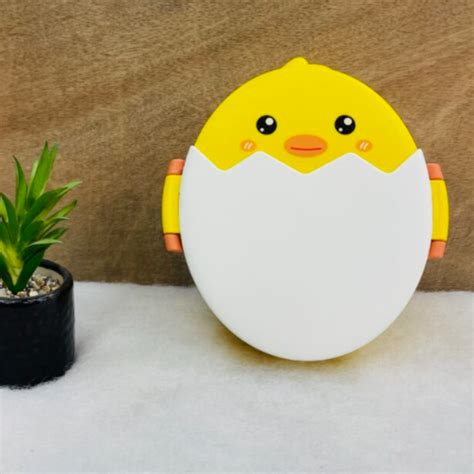 Baby Chick Bento Lunch Box with 3 Compartments – Cute Kids Plastic Tif ...