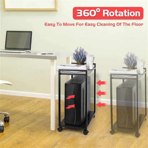 Buy Liitrton Computer Tower Stand, 2-Tier CPU Stand PC Stand with ...