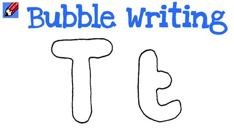 Lowercase T In Bubble Letters