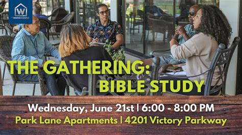 The Gathering: Bible Study, Community Room, Cincinnati, 21 June 2023 ...