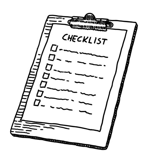 Checklist Drawing 的图像结果