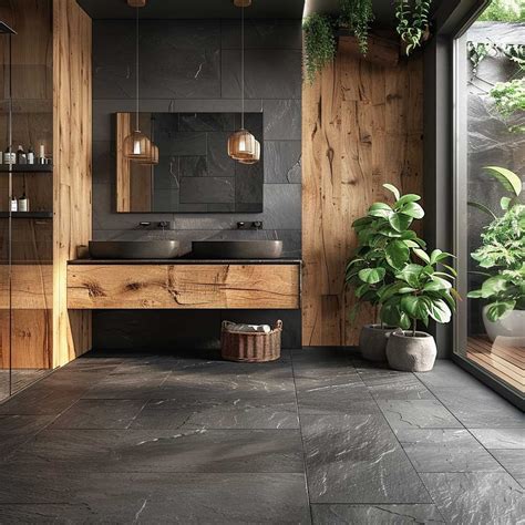 10+ Bold Black Bathroom Flooring Ideas for a Striking Look • 333k ...