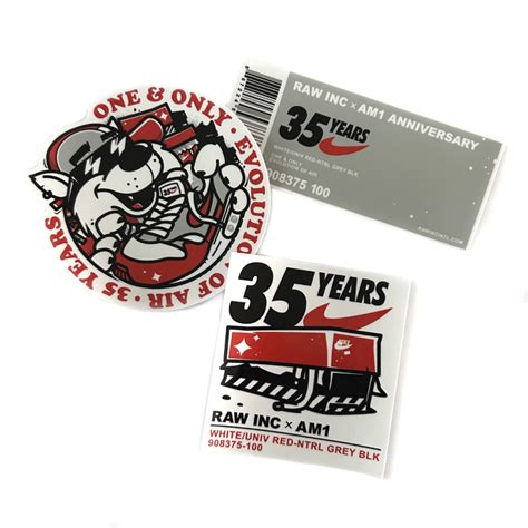 Raw Inc / AM1 35th Anniversary sticker pack - Raw Inc.Intl
