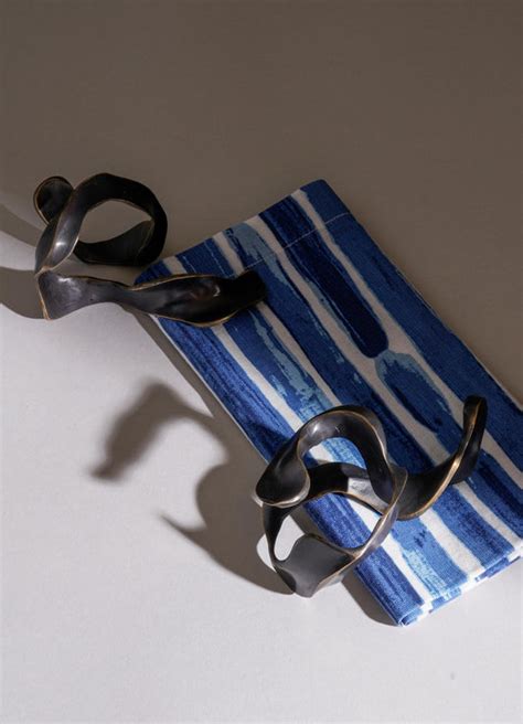 Viya Napkin Rings | Handcrafted Brass Napkin Rings for Luxury Table ...