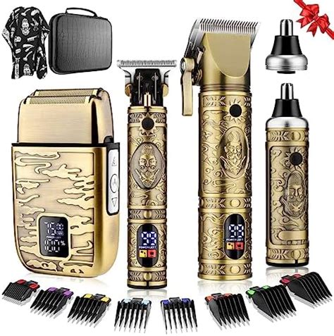 Qreeyx® Hair Clippers for Man T-Blade Trimmer Nose Hair Trimmer ...