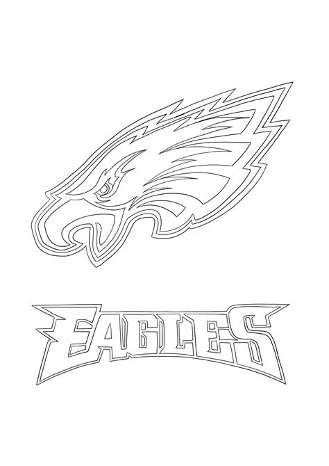 Nfl Eagles Football Coloring Pages