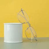 Stylish Silver Transparent Trapezoid Sunglasses - Andreas