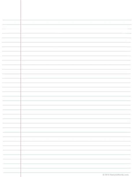 Image result for Printed Notebook Paper