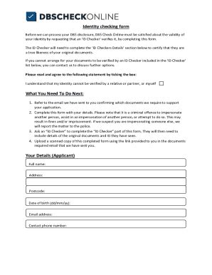 Fillable Online Identity Checking Form (ICF) - Ofsted DBS Application ...