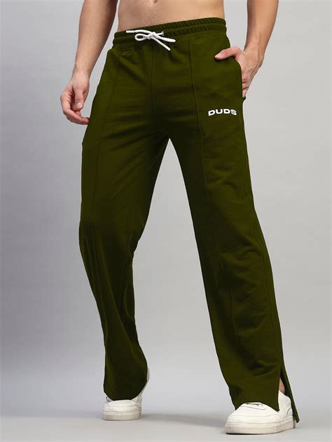 WOMEN'S ZION SIDE SLIT JOGGERS (OLIVE GREEN)