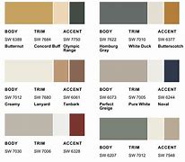 Image result for Exterior Paint Color Combinations Chart