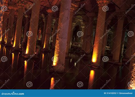 Istanbul, Turkey - Basilica Cistern, Sunken Palace Stock Photo - Image ...