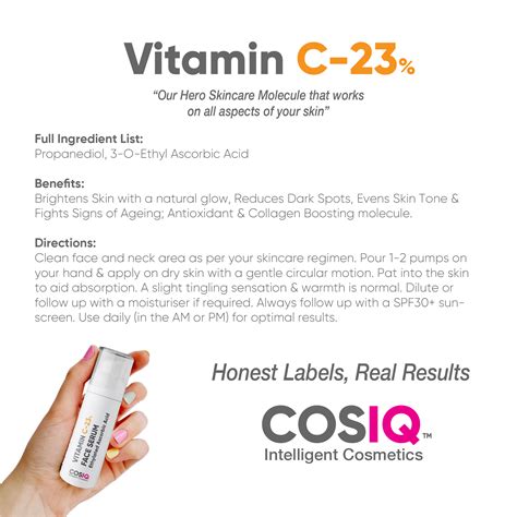 COSIQ: Vitamin C-23% Face Serum - 30ml