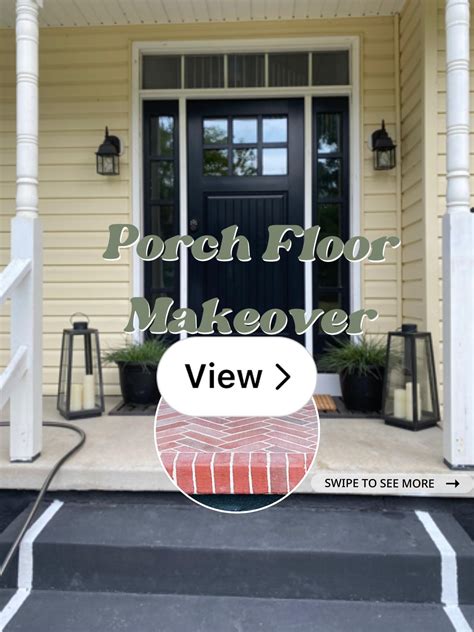 Transform Your Porch with a Painted Brick Floor: Step-by-Step Guide