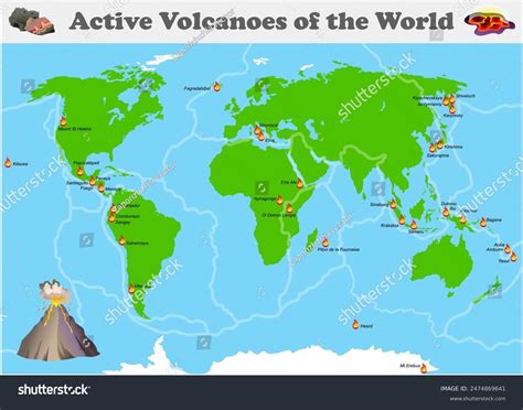 Map Of The World Volcanoes