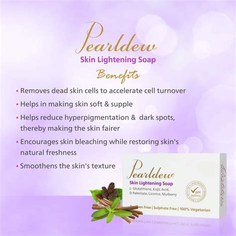 Buy PEARLDEW SKIN LIGHTENING SOAP 75 GM | MILK CREAM, MULBERRY & SHEA ...