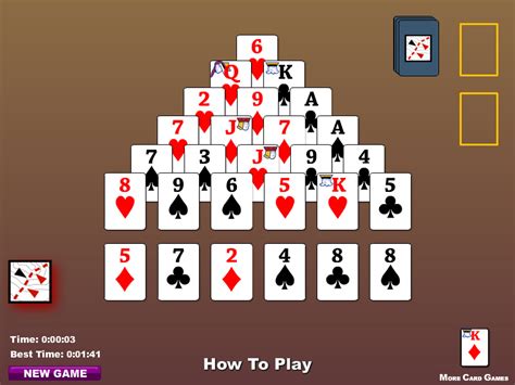 Pyramid Solitaire Instructions