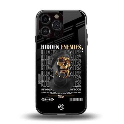 Hidden Enemies Phone Cover for Iphone 13 Pro Max | Glass Case ...