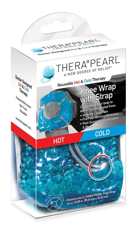 THERA°PEARL Reusable Hot & Cold Therapy Knee Wrap With Strap 1 Unit ...