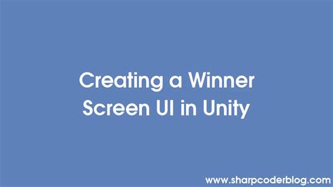 Image result for Win Screen Download Unity