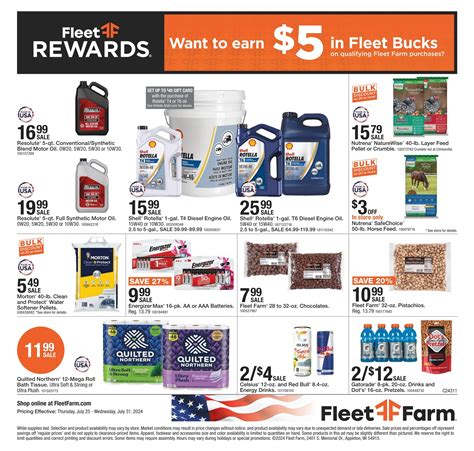 Fleet Farm Weekly Ad July 25 - July 31, 2024