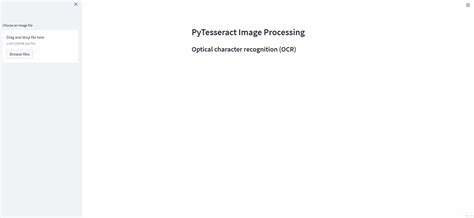 GitHub - Guillaume-Fgt/Pytesseract-streamlit-interface: Webapp to ...