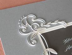 Paper Quilling Wedding Invitations by Quilled And Framed Wedding Invitation By Martin Paper Quilling Wedding Invitations
