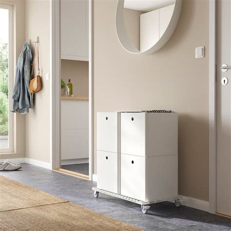 Buy KUGGIS storage box with lid, Paper & media boxes, white, 32x32x32 ...