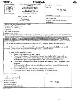 Fillable Online U.S. EPA, Pesticide Product Label, ECOSMART HOUSEHOLD ...