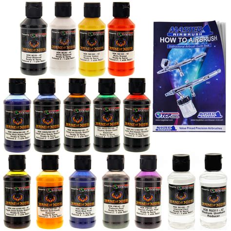 Buy House of Kolor 4oz 14 COLOR KIT w/ KANDY, GRAPHIC, METALLIC, PEARL ...