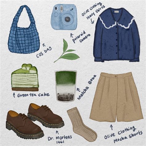 Whimsical Fashion Design Illustration