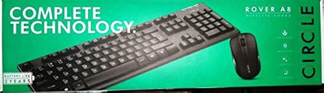 Amazon.in: Buy Circle Rover A8 Wireless Combo Keyboard & Mouse Set ...
