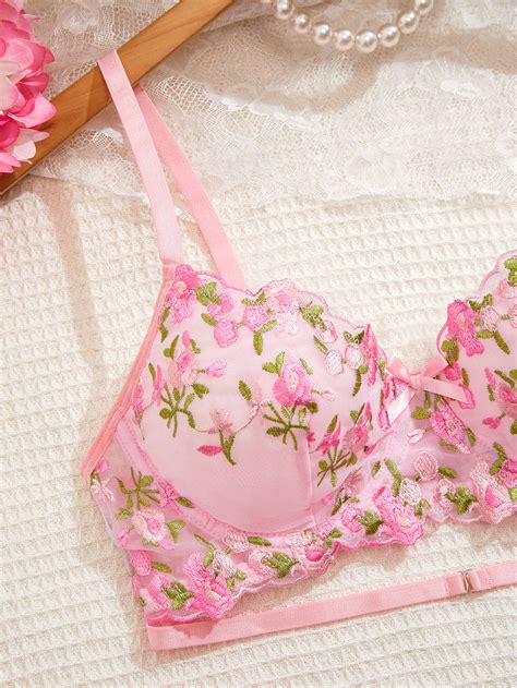 Blush Garden Bloom Lingerie Set – Luxury Lingerie | Kaminoz – KAMINOZ