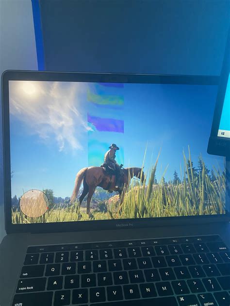 2018 MacBook Pro 15 inch with discolored bar across screen. Anyone know ...