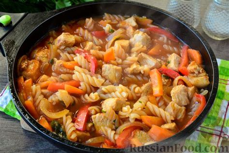 Макароны с мясом, рецепты на RussianFood.com: 682 рецепта макарон с мясом