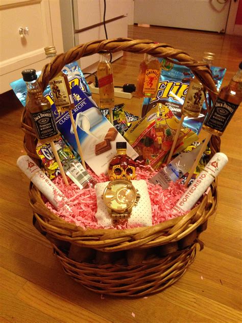 valentine's day basket for bf
