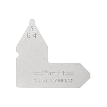 Starrett Individual Radius Gage with Extra Smooth, Accurate Edges for ...
