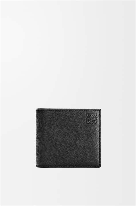 Bifold coin wallet in soft grained calfskin Black - LOEWE