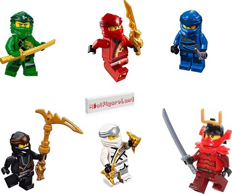 Buy LEGO NINJAGO Legacy Minifigure Combo Pack - Lloyd, Jay, Kai, Cole ...