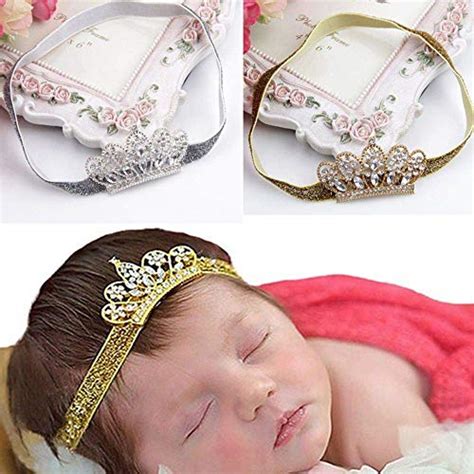 SYGA 1 Piece Baby Girls Headdress Crystal Crown Children's Girls Hair ...